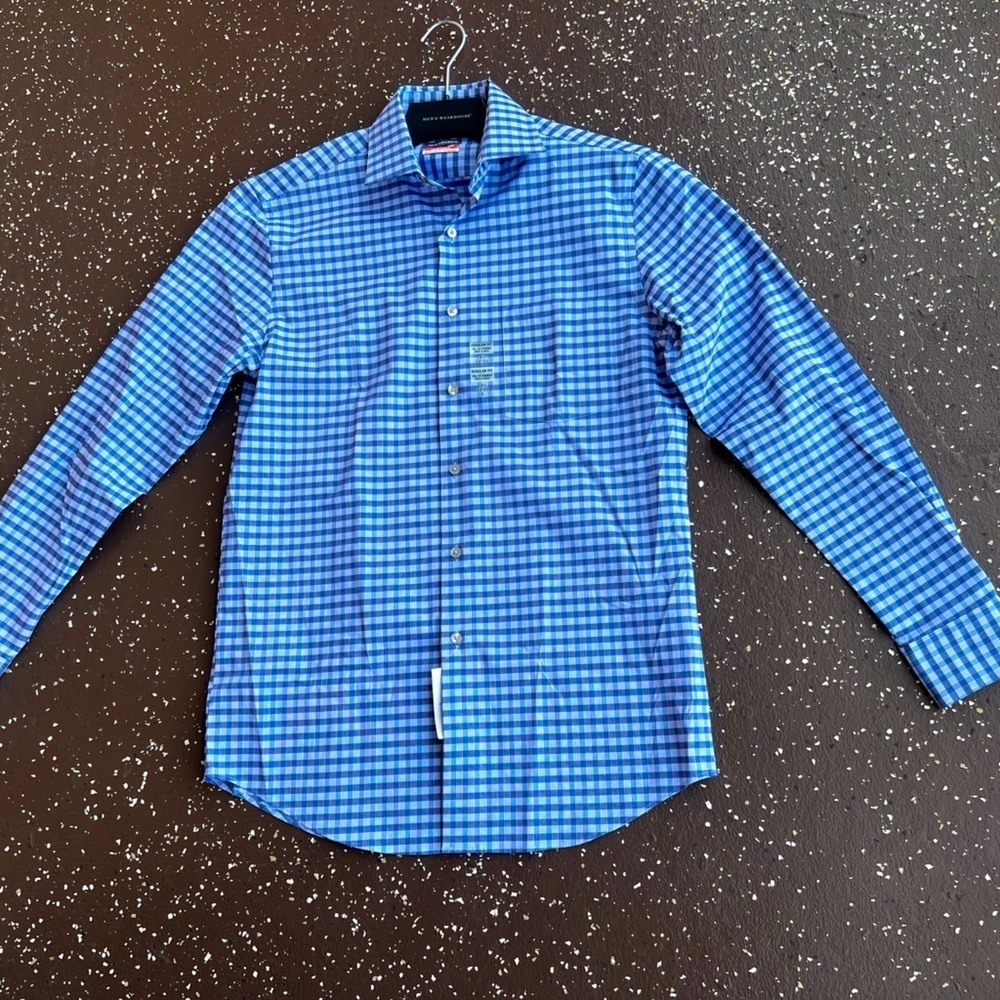 Dress shirt blue, long sleeve size S